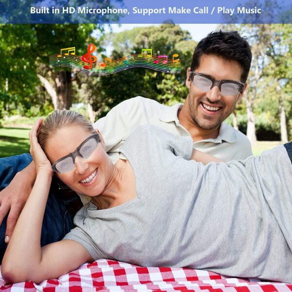 Wireless Bluetooth MP3 Sunglasses with Polarized Lenses - Image 6