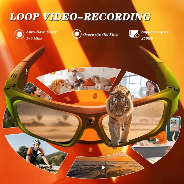 2025 Camera Glasses 4K: Smart Sunglasses with UV Protection for Sports - Image 7