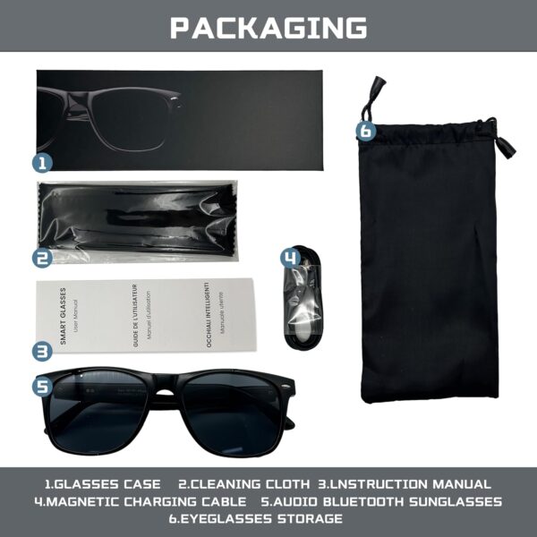 Smart Glasses with AI: Voice Control, Translator, Long Battery - Image 9