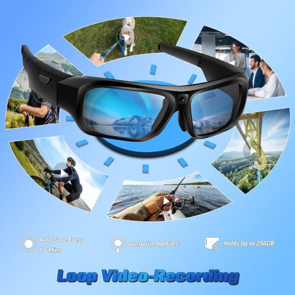 2025 Upgrade Camera Glasses 4K: Smart Glasses for Men & Women - Image 7