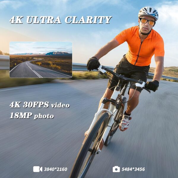 2025 Camera Glasses 4K: Smart Sunglasses with UV Protection for Sports - Image 2