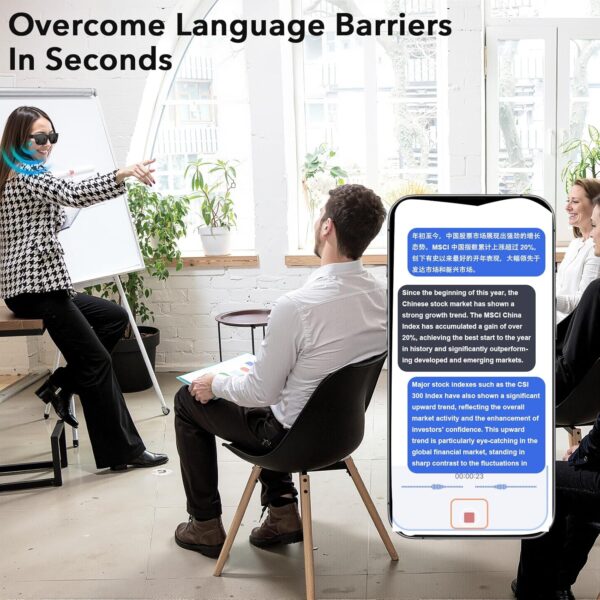 AI Smart Glasses: 115 Languages Translation & Voice Assistant - Image 6