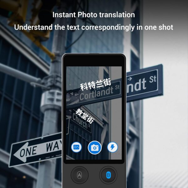 Anfier W12 Language Translator Device: 144 Languages & 3.7" HD Screen - Image 7