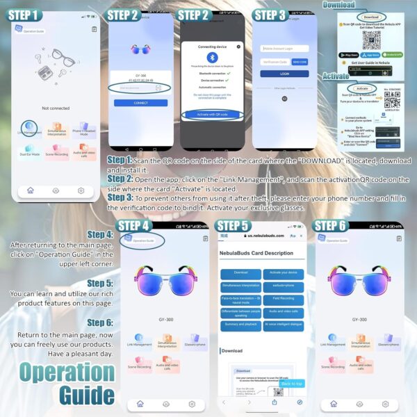 AI Smart Translation Glasses for Travel & Business - Real-Time 100+ Languages - Image 5