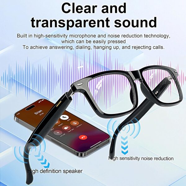 AI Translation Smart Glasses: 150 Languages, Chat GPT, Bluetooth 5.4 - Image 3