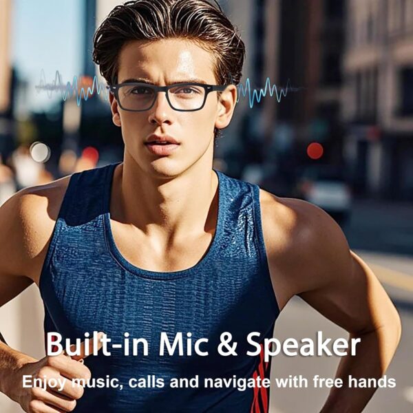 Smart Glasses with Bluetooth 5.3: Blue Light Filtering & Open-Ear Sound - Image 4