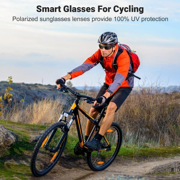 Smart Glasses: Polarized Bluetooth Sunglasses with Mic, Speaker & Voice Assistant - Image 2