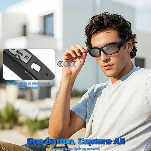 2025 Upgrade Camera Glasses 4K: Smart Glasses for Men & Women - Image 6