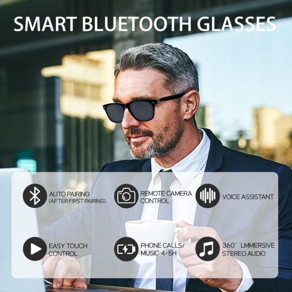 Smart Glasses with AI: Voice Control, Translator, Long Battery - Image 2