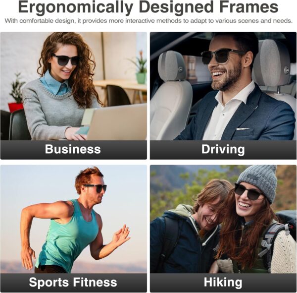 AI Smart Glasses: 150+ Languages, Chat GPT, 9H Battery - Image 7