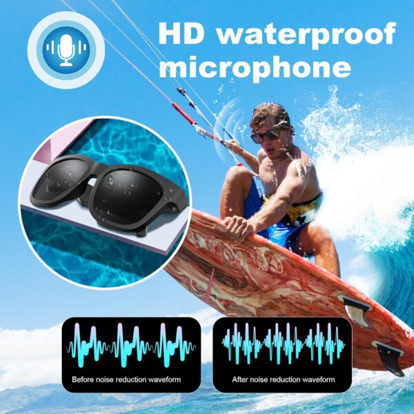 Bluetooth Smart Sunglasses with Speakers - TnoxHD - Image 5