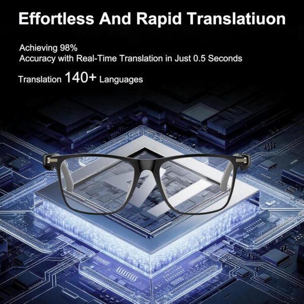 AI Translation Glasses: 138 Languages, UV Protection, Bluetooth - Image 2