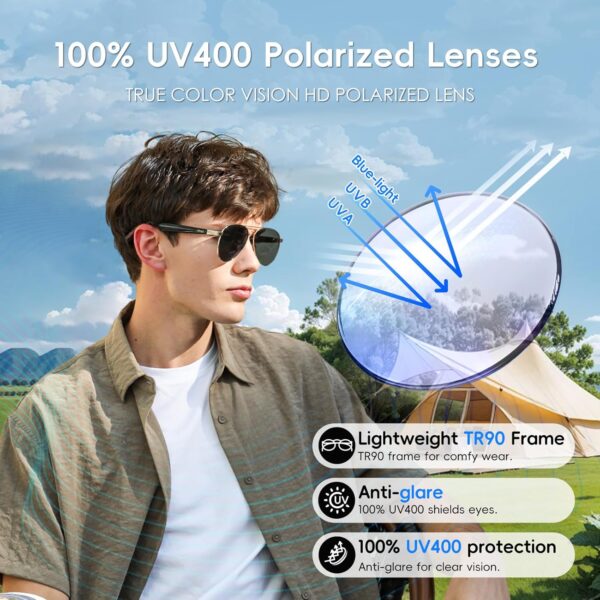 Smart Aviator M: Bluetooth Sunglasses with Open-Ear Speakers & AI Voice Control - Image 5
