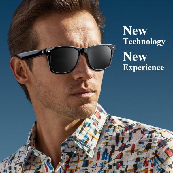 Blackview Smart Glasses: 5.3 Bluetooth Open Ear Sunglasses - Image 6