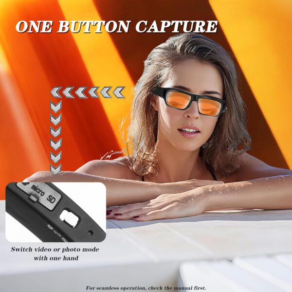 2025 Camera Glasses 4K: Smart Sunglasses with UV Protection for Sports - Image 6