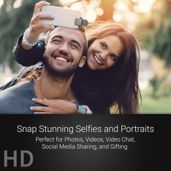 Pro Lens Kit for iPhone and Android: Macro Wide Angle with LED Black - Image 4