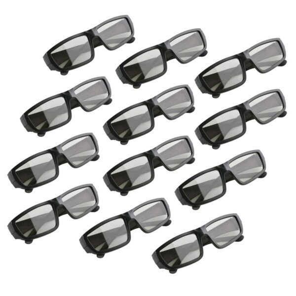 GELETE 3D Movie Glasses Passive Unisex Adult 146*155*45mm, black